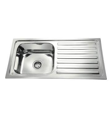 Parryware Single Bowl Kitchen Sink With Folded Edge WPC856881