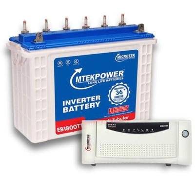Microtek 150AH Battery and UPS 1100 combo