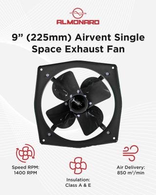 Almonard 9" supreme Medium Duty Exhaust Fan 225mm