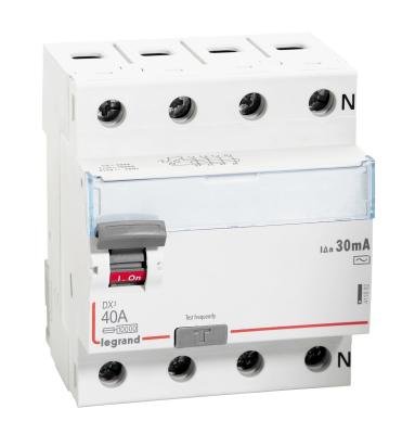 Legrand RCCB 411882-40Amp Four Pole DX3